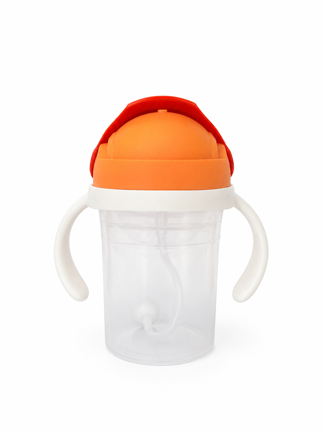 Any Angle Sippy Cup for Toddlers, Spill Proof Weighted Straw Cup with Transition