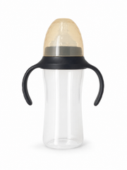 PP wide-neck baby bottle with handle
