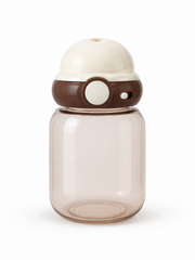 Kids Water Bottle With Straw Cute Mini