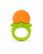 Fruit Shape Silicone Teether for Baby (Orange)