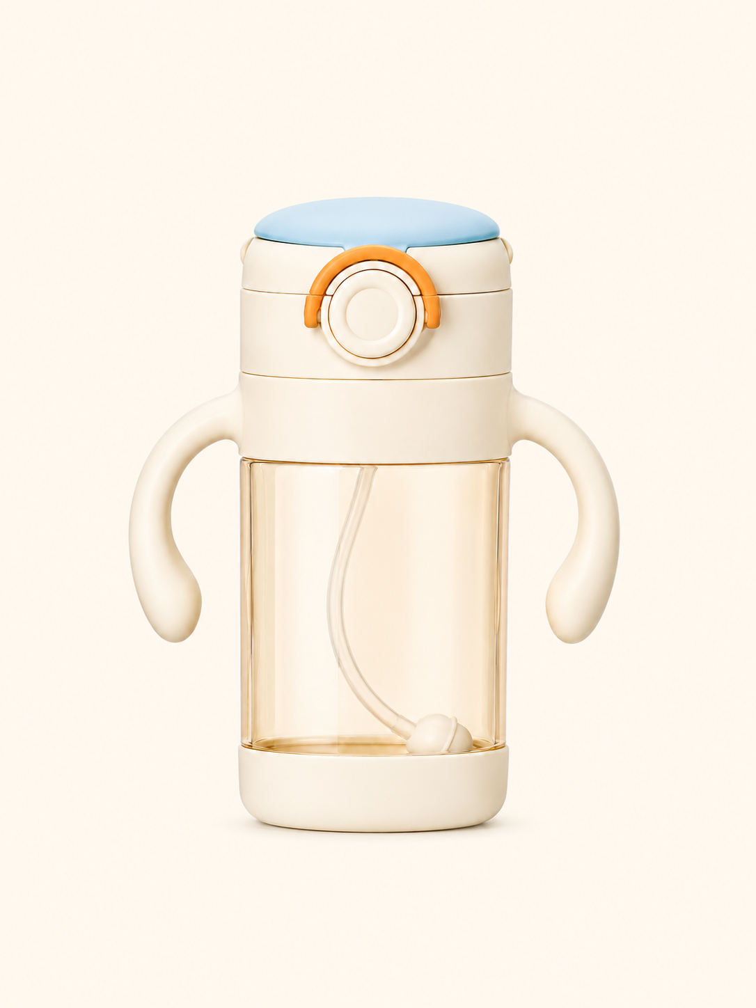 雅宜乐PPSU弹盖双柄吸管杯300ml