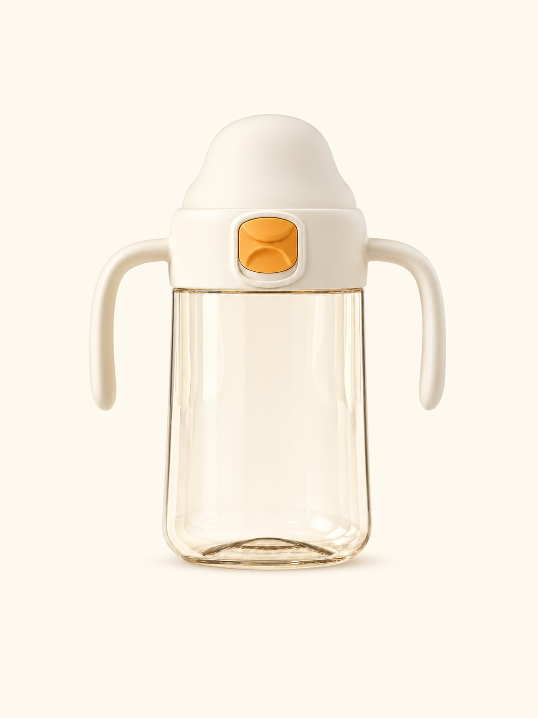 雅宜乐PPSU按压盖双柄吸管杯300ml