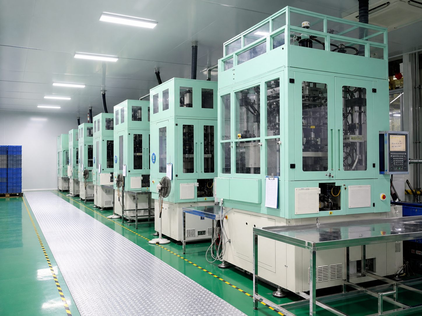 Controlled production equipment for safe baby feeding products