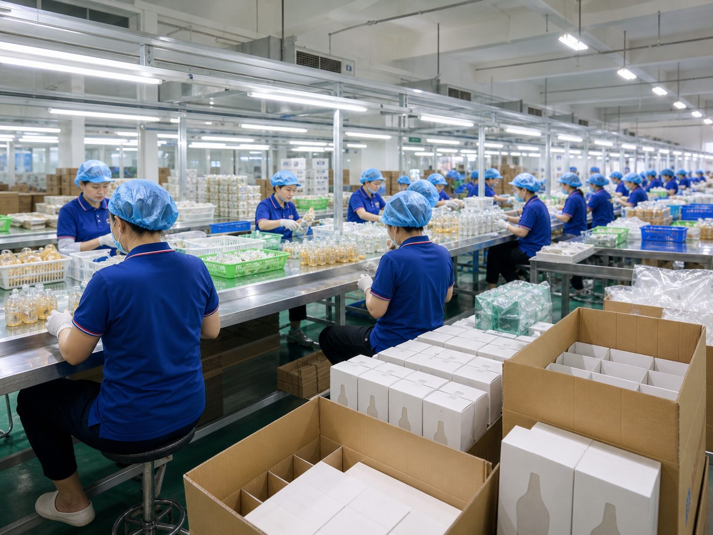 DoraPony clean assembly workshop for baby feeding components