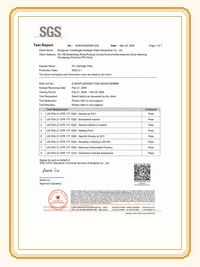 FDA food contact report preview