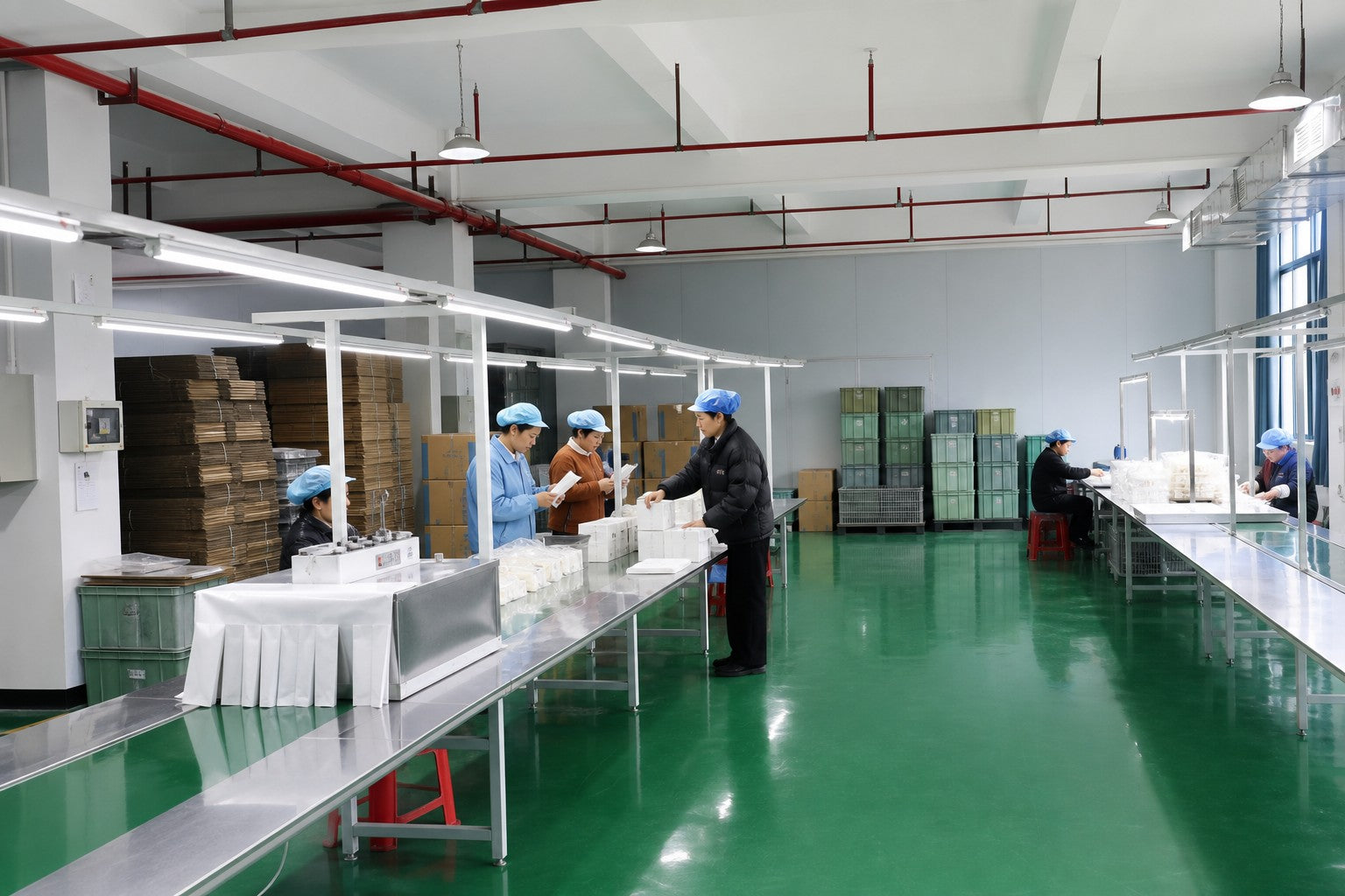 Sampling, packing, and shipment support