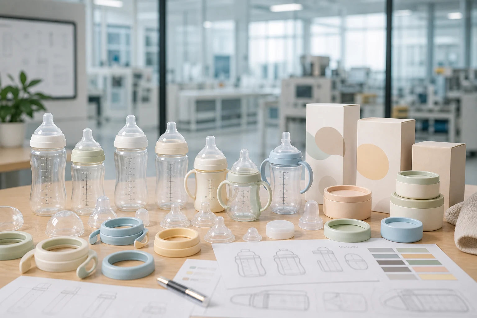DoraPony baby bottle platforms and configurable components
