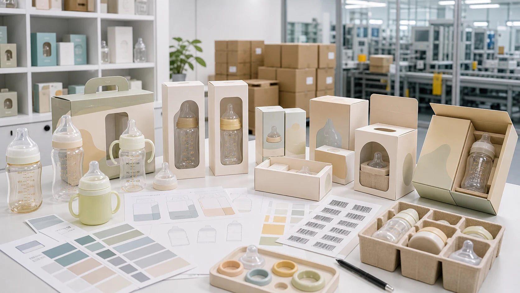 Baby feeding product packaging and carton solutions